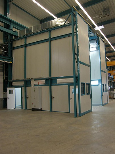 Kombinierte Lackier- und Trockenkabinen