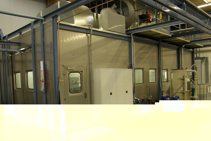 Manuelle Waschkabine