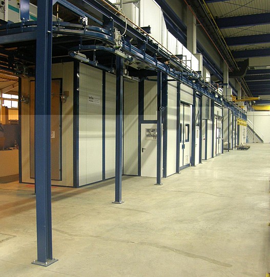 Einlaufbereich Kabinentechnik