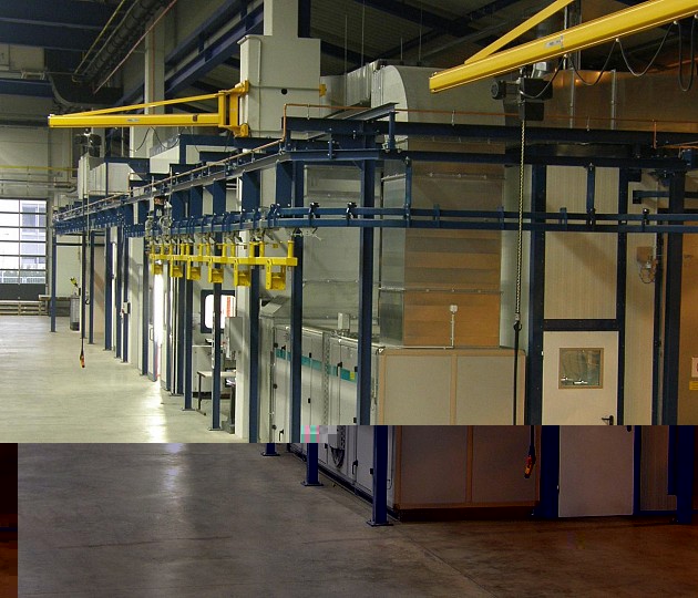 Einlaufbereich Kabinentechnik